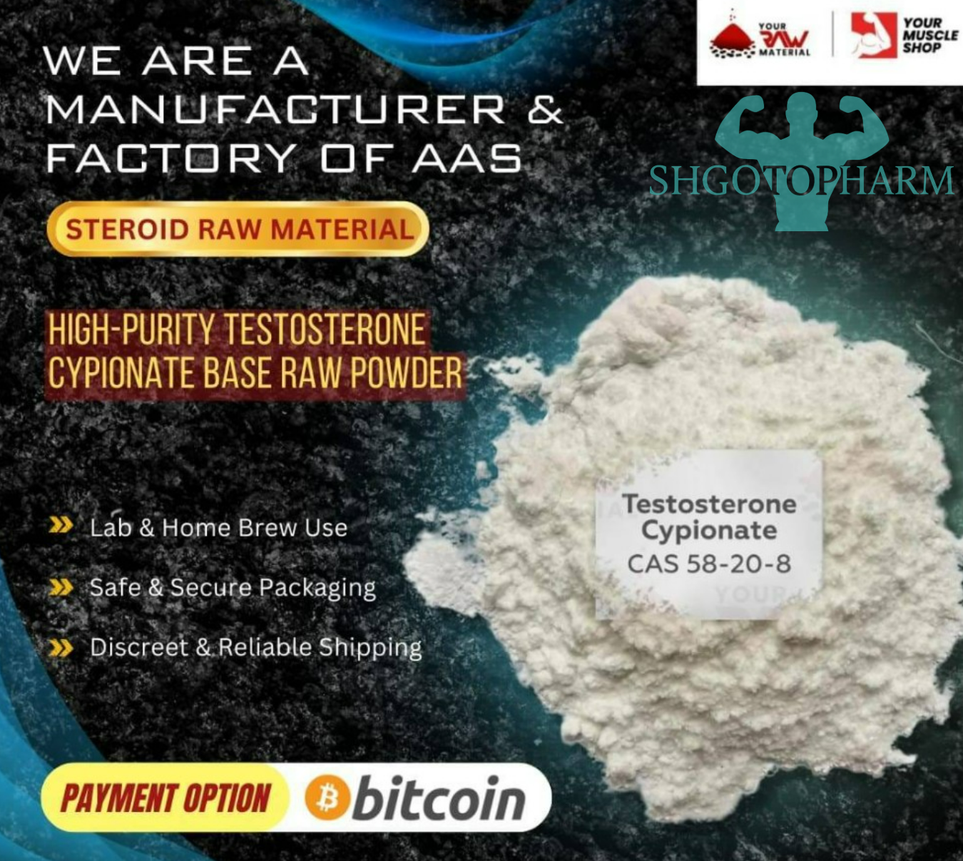 Testosterone Cypionate Raw Powder